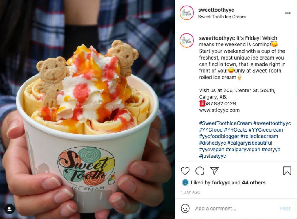 rolled ice cream calgary