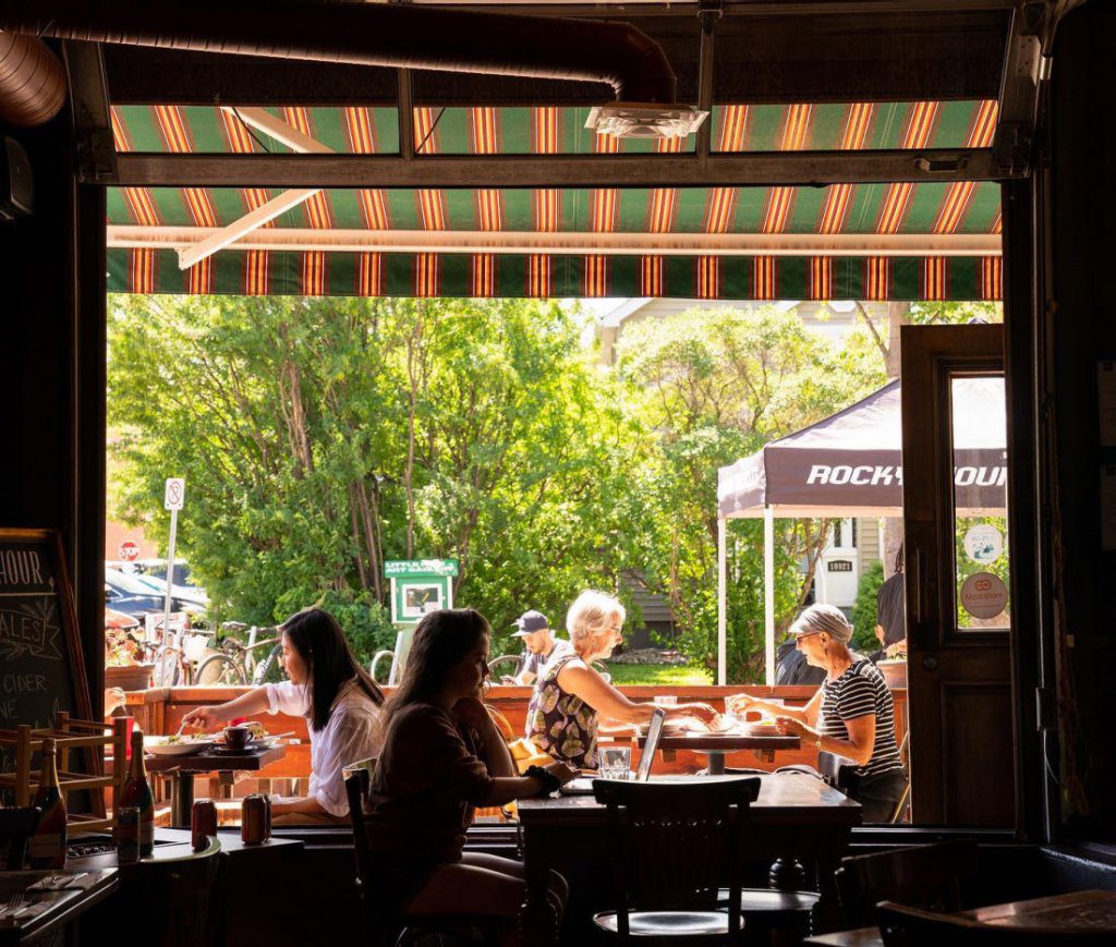 indoor outdoor dining edmonton