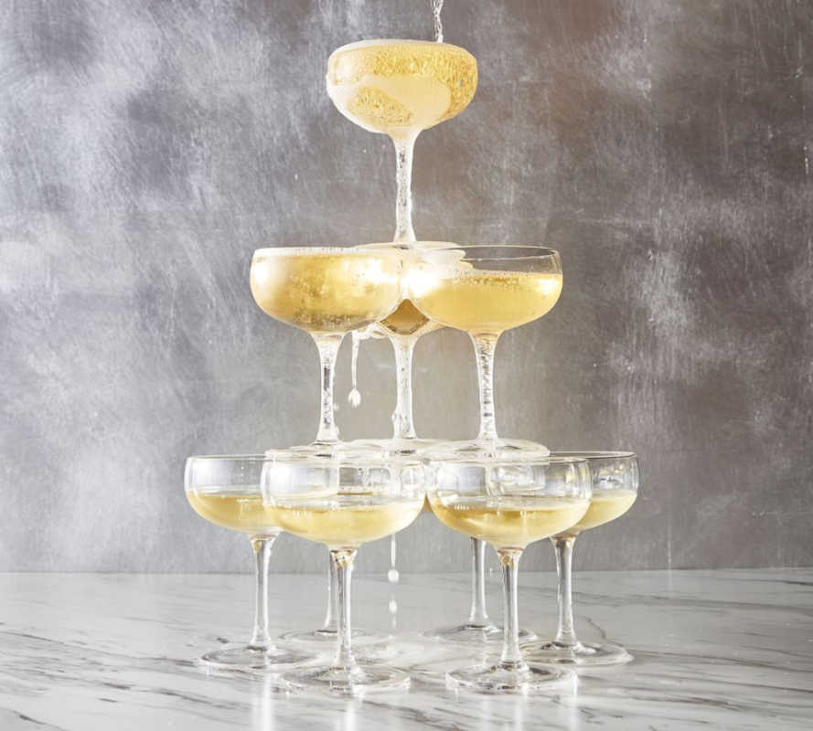 coupe champagne tower
