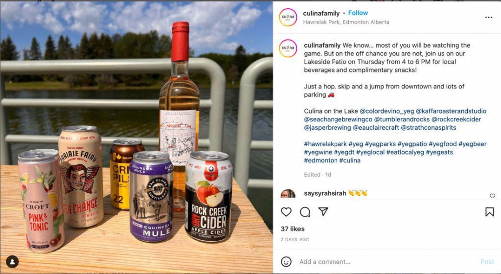 riverside dining edmonton