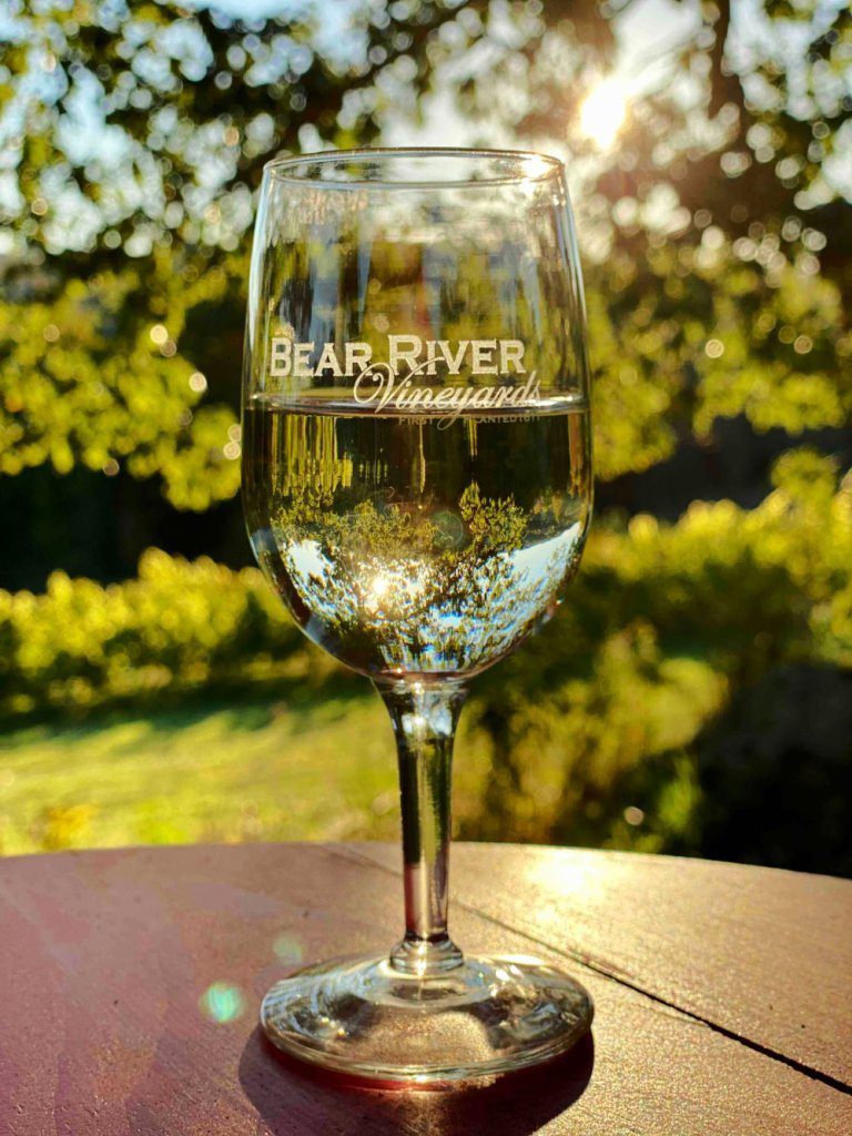 outdoor wine tasting nova scotia winery