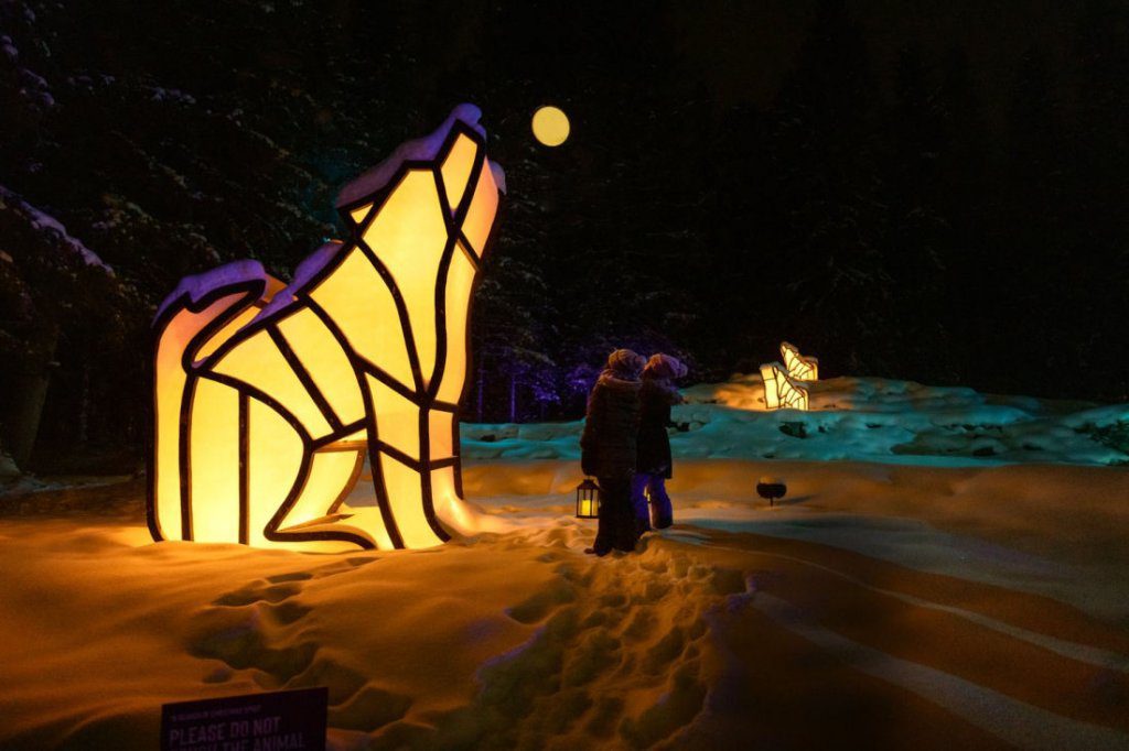 banff holiday lights