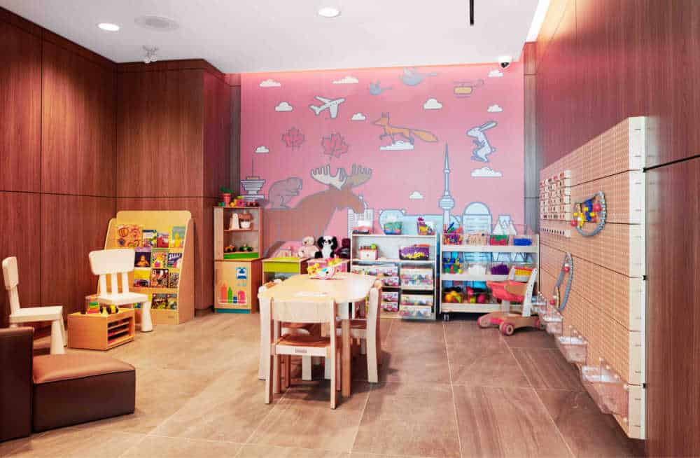 play area airport lounge