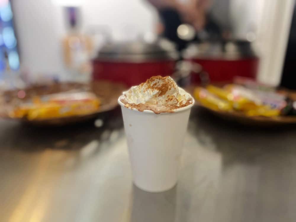 hot chocolate sunshine village