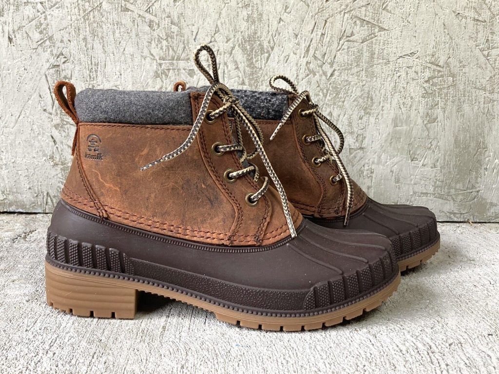 ankle height waterproof winter boots