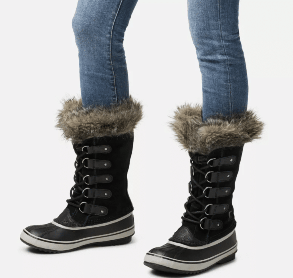 Sorel winter boots with fur for women