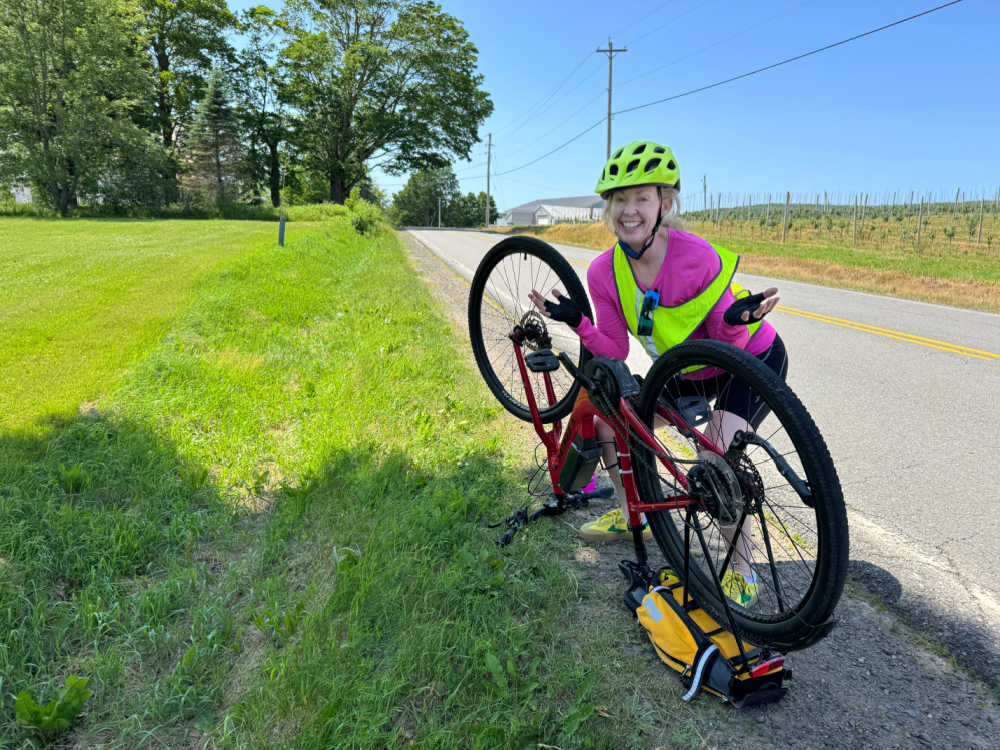 broken chain road cycling