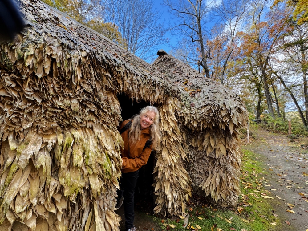 Ainu traditional home Mt Arashiyama