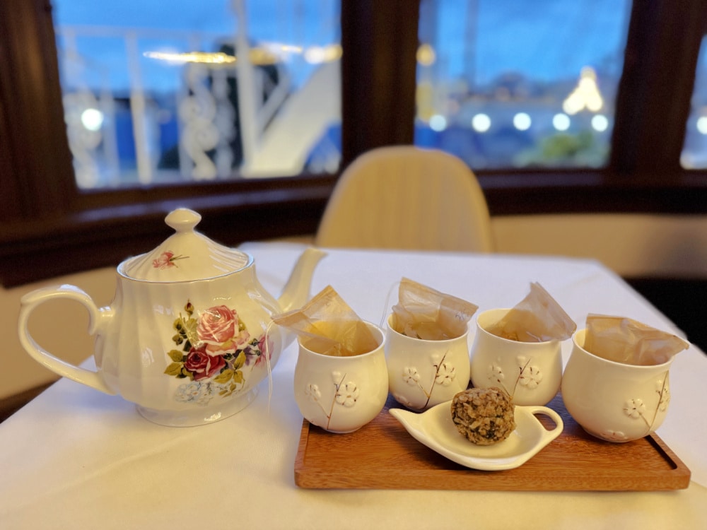 wellness flight of tea