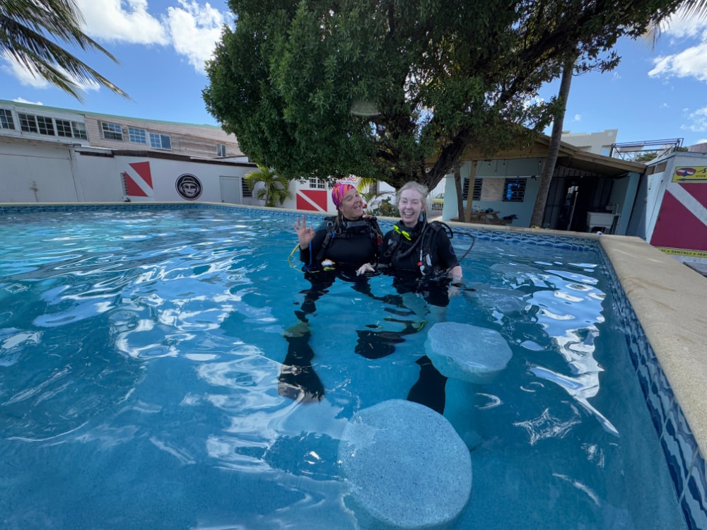 PADI diving certification in St. Martin
