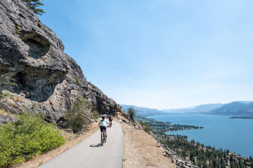 Kettle Valley Rail Trail okanagan lake