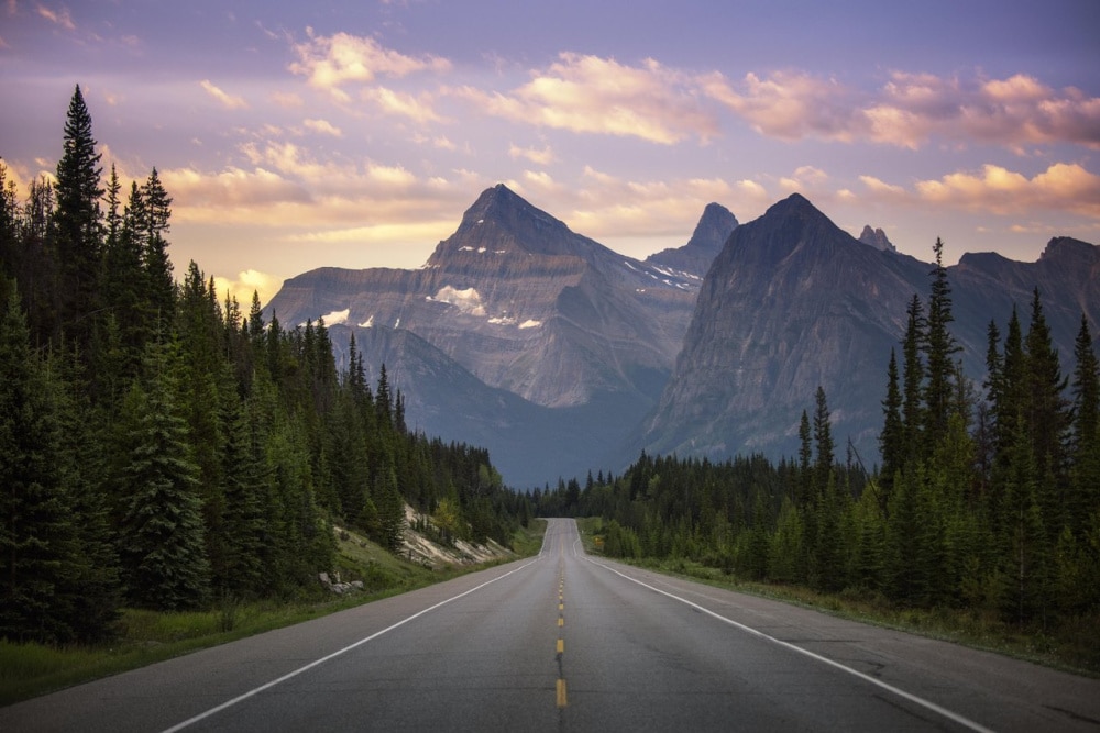 Icefields parkway highway